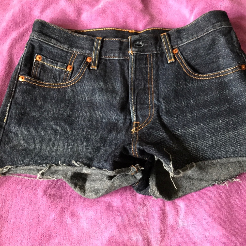Levi’s denim cut off shorts